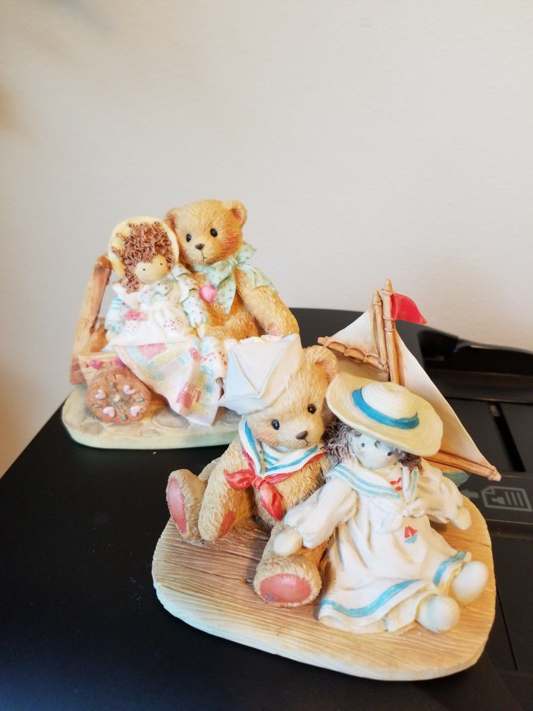 Cherished Teddies Zachary, Molly Limited Edition 