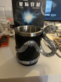 Brand new Vintage Snake Design Stainless Steel Mug