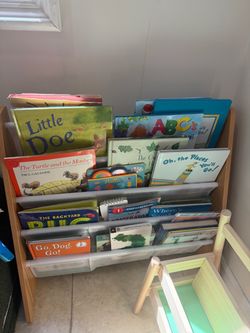 Kids Sling Bookshelf 4 tier