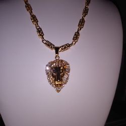 Stainless Steel Chain With Lion Charm