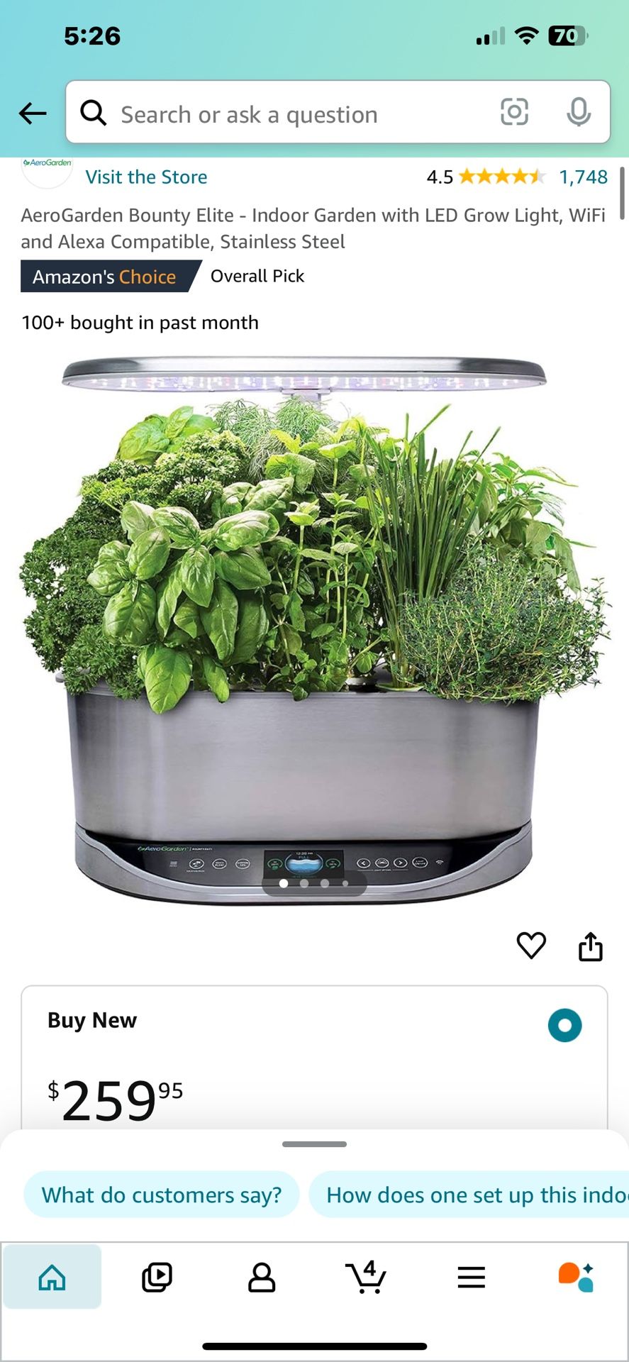 AeroGarden Bounty Elite