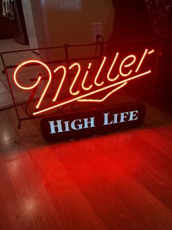 Miller High Life Neon Sign