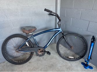 Magna beach cruiser tire size 26 and pump