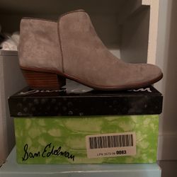 Sam Edelman Beige Suede Shoes Sz 6