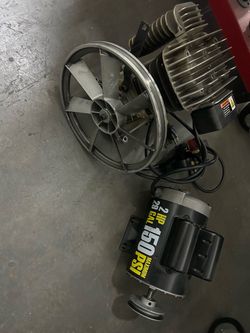 2hp air compressor motor and pump head