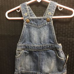 Old Navy Overalls Dress 0-3Mos 