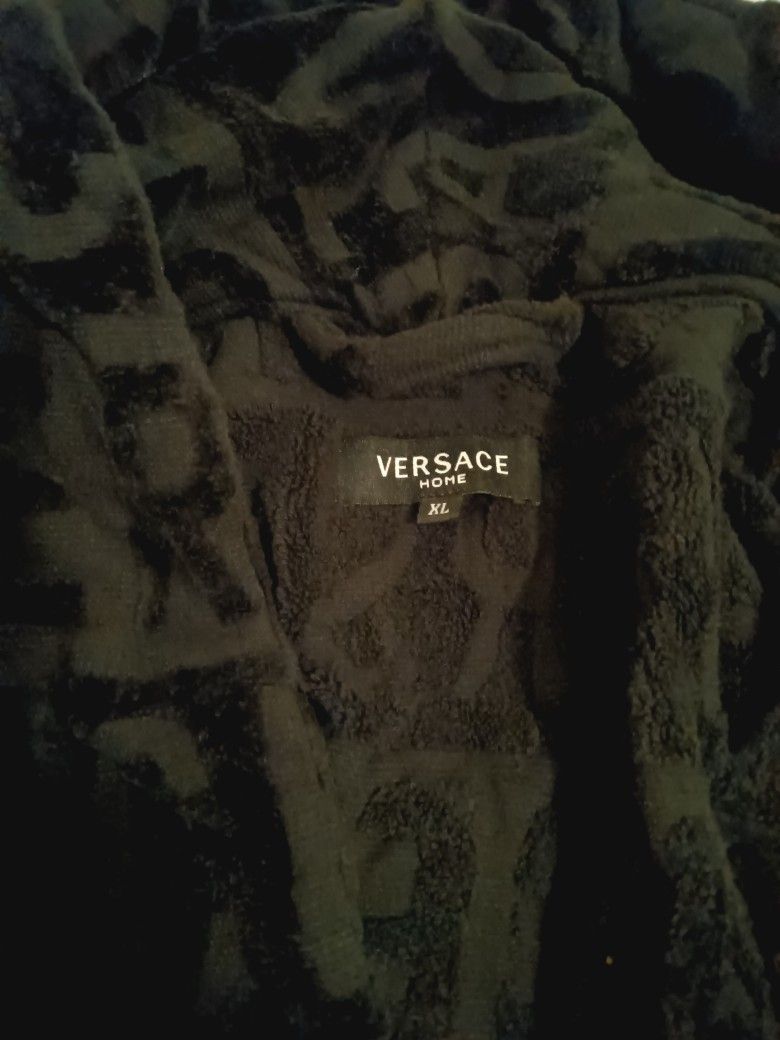 Versace Robe XTra - Large Black /Yellow 