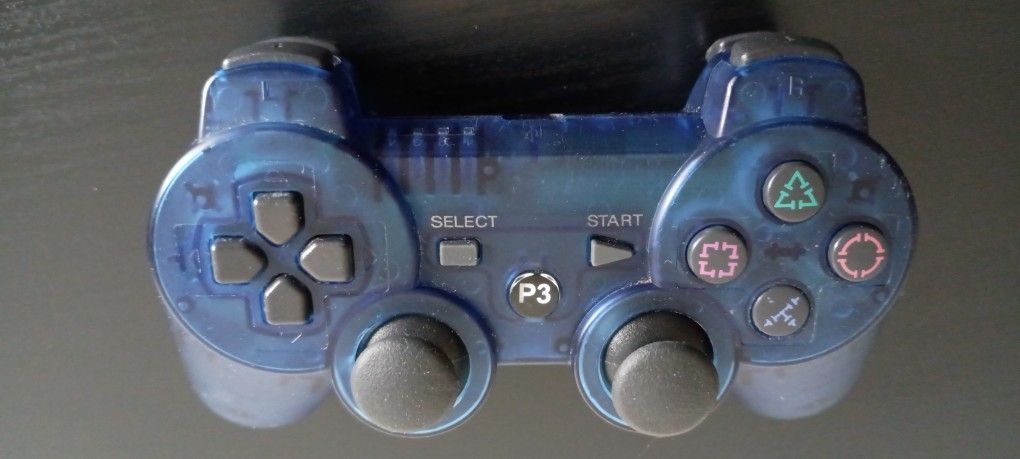 Clear Purple PS3 wireless controller For PARTS