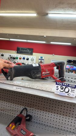 Bauer reciprocating saw with battery only