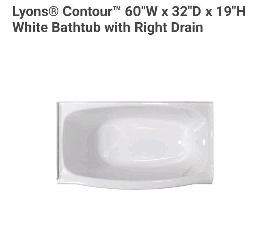 Lyons Contour Bathtub