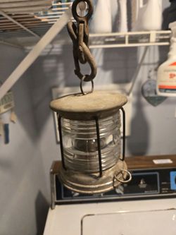 Antique perko perkins marine lamp