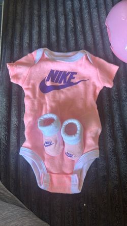 Nike Baby Onesie and Socks Set