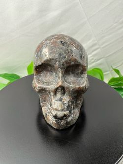 Crystal Yooperlite Skull