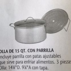 Princess House.  Tamalera 15 Q Nueva En Caja 