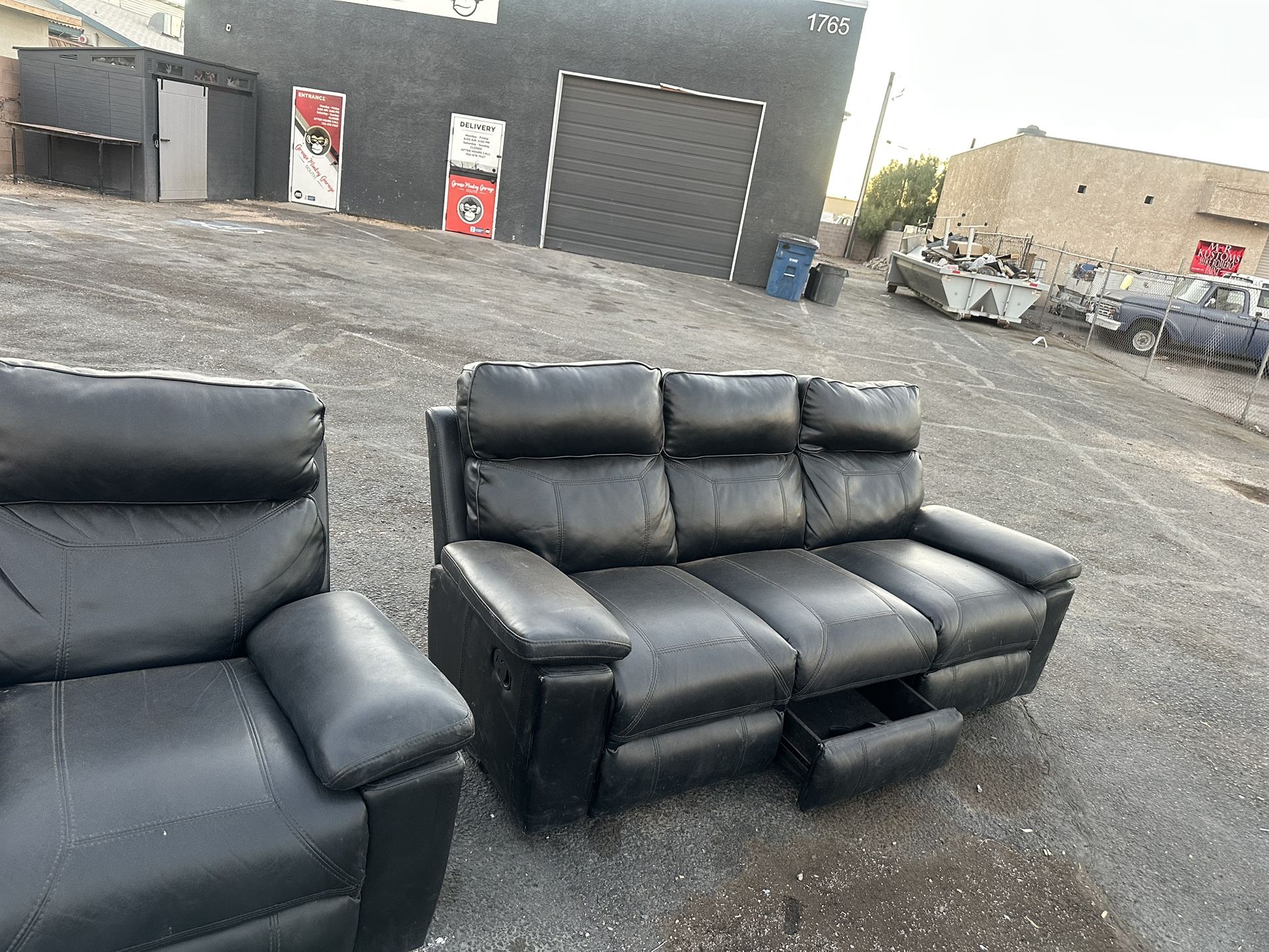 Free Sofa Set And Recliner, Must Pick Up