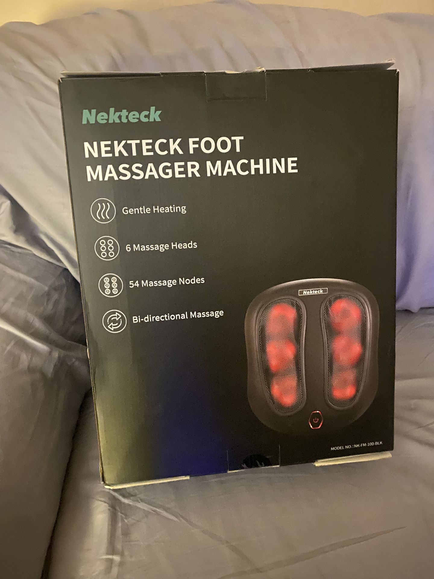 Foot massager w/heat