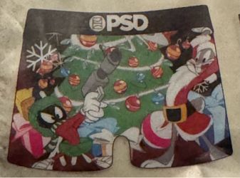 Brand New  PSD  Space Jam Looney Tunes Christmas  Women Boyshort Underwear  Size XS