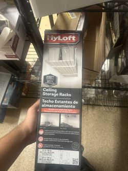 HyLoft Ceiling Storage Rack. 