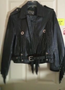 Women Black Leather Jacket