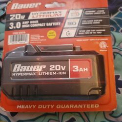 bauer 20v battery 
