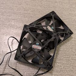 Two 120mm fans