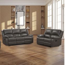 Recliner Set Sofa And Loveseat 