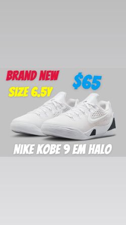 Nike Kobe 9 EM Halo Brand New Size 6.5Y Protro Elite Mamba 
