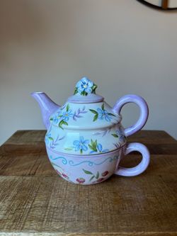 Floral Ceramic Tea for One Set