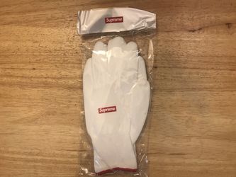Supreme rubberized gloves
