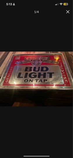 Vintage Bud light Mirror