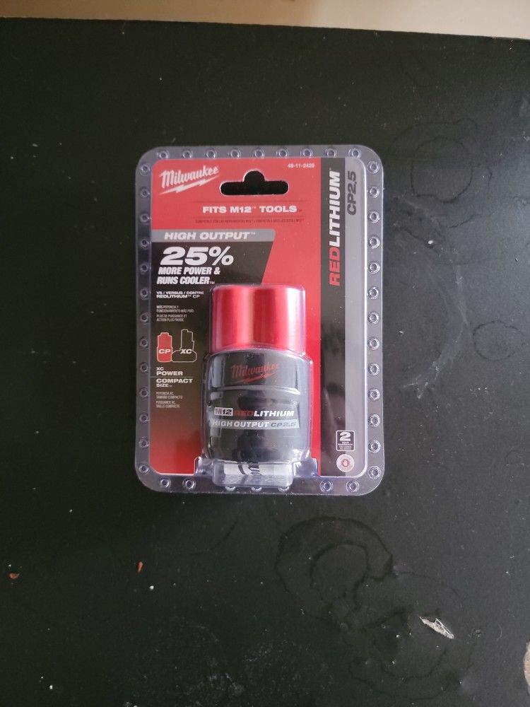 Brand New Milwaukee High Output Battery 2.5