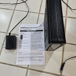 Cable modem and router