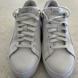 Ladies White Puma Sneakers