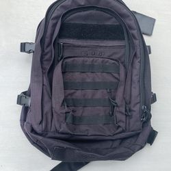 Military Grade Black Tactical Backpack Travel Sandpiper of California SOC