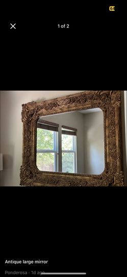 Large Antique Mirror
