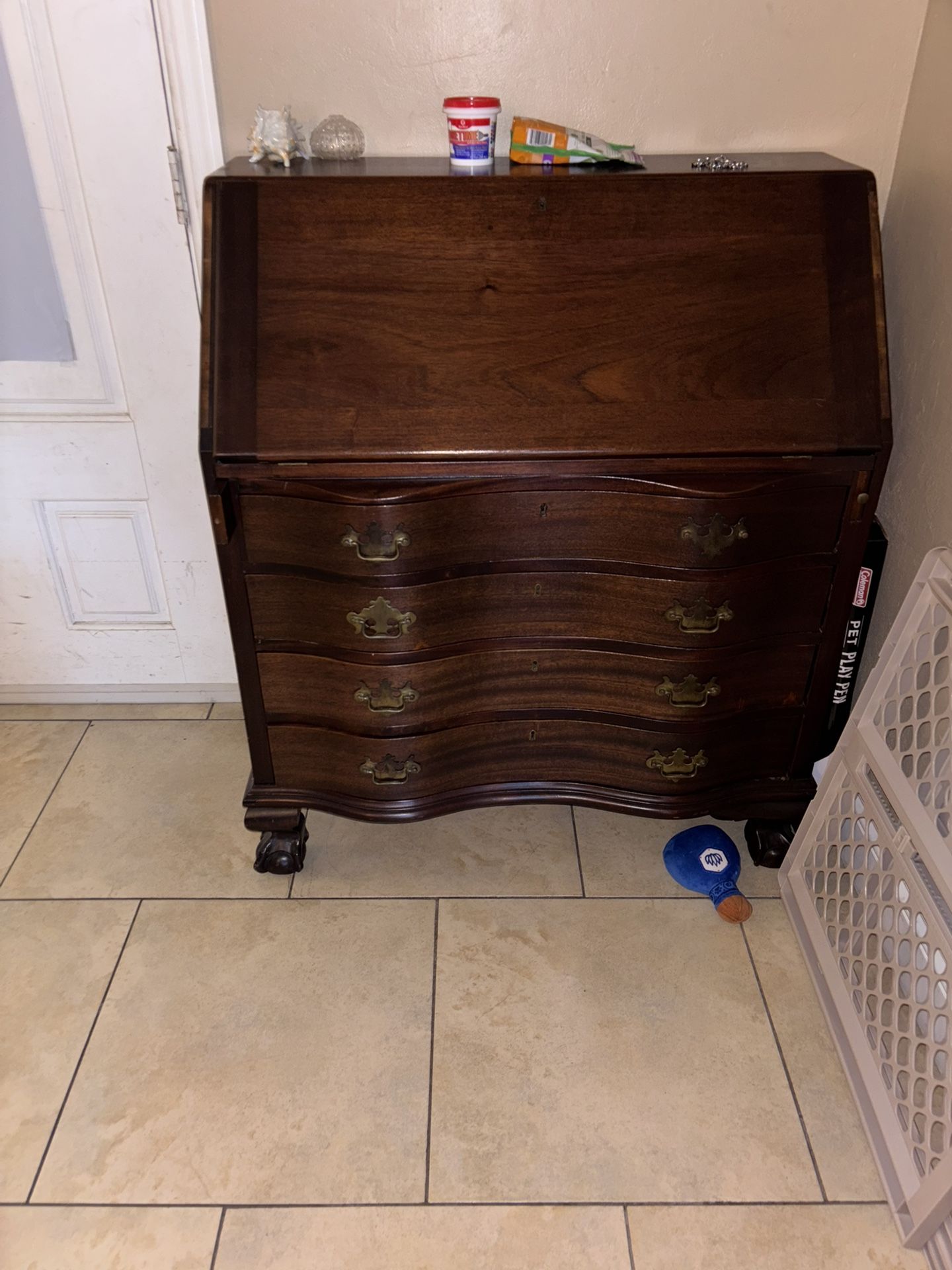 Vintage secretary desk