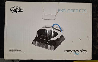 Dolphin - Explorer E25 Wi-Fi Robotic Pool Vacuum Cleaner, Wall Climbing, Top Load Filter, For Pools up to 50 FT