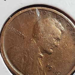 1916  AU  53 Beautiful Lincoln Penny