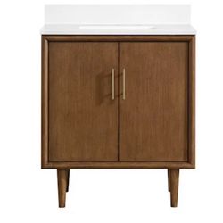 30” Mid Century Modern Bathroom Vanity 
