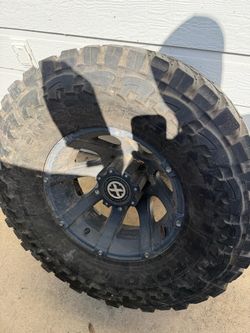 Tires and rims for dually truck
