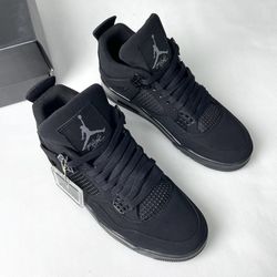 Nike Air Jordan 4 Retro “Black Cat” 2020 Size: 7.5~13