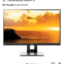 2 Brand New HP Monitors & 1 Dual Monitor Stand