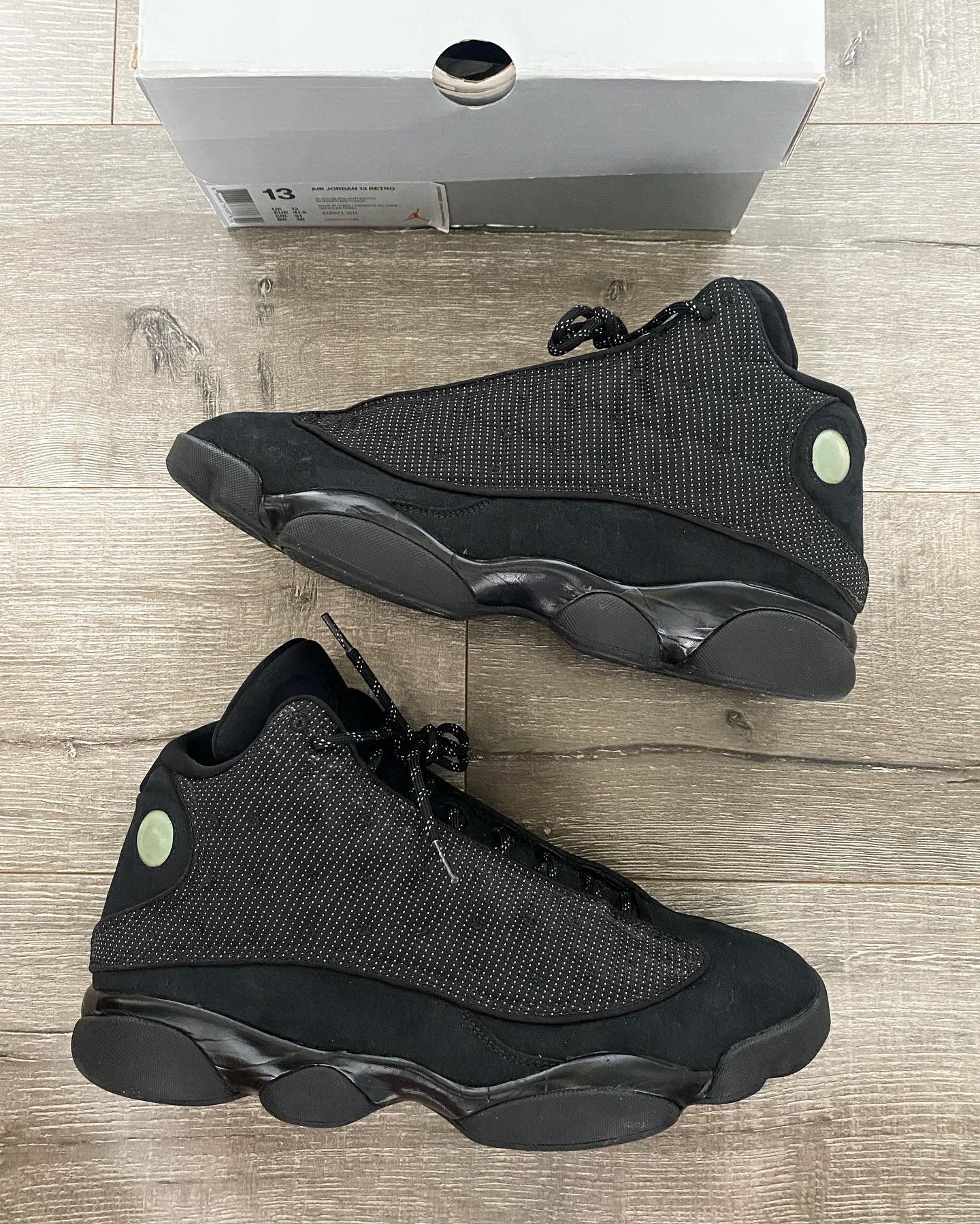 Air Jordan 13 Retro Black Cat Sz 13