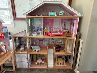 KidKraft Large Wooden Dollhouse with Furniture