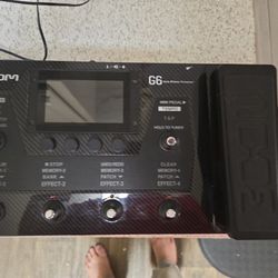 zoom g6 multi effects guitar processor 