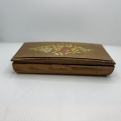 Antique 1950s Vintage Sorrento Inlay Jewelry Box