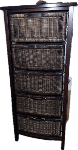 5-Drawer Basket Chest