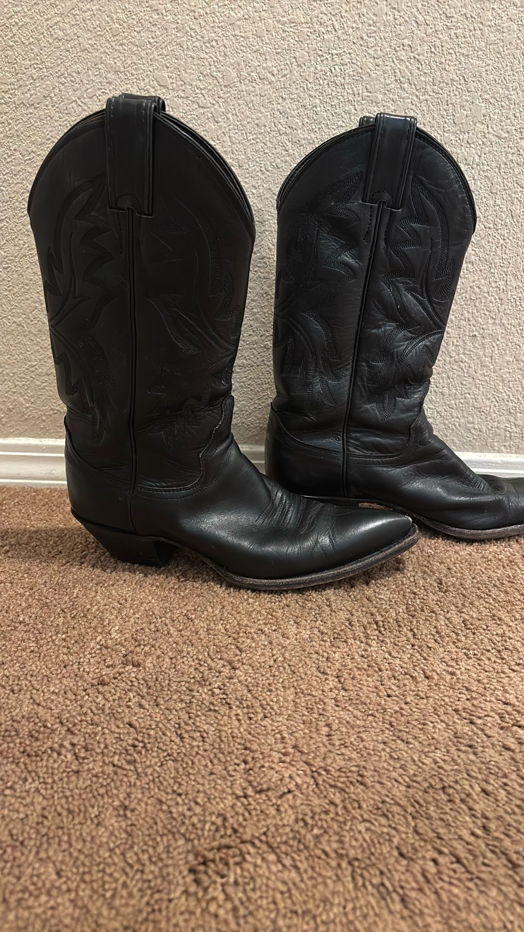 Justin Black western Boots