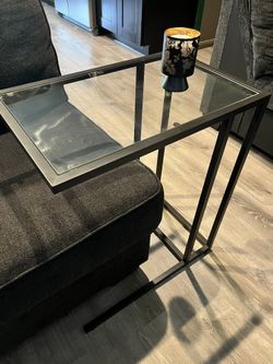 IKEA Lap Top Stand/ Side Glass Table