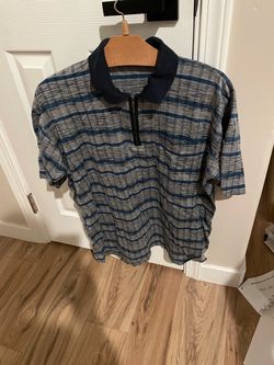 Men's Quarter-Zip Polo Shirt